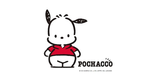 「BS10」のPR大使を務めるサンリオのポチャッコ。