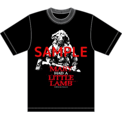 「メリーおばさんのひつじ」オリジナルTシャツのビジュアル。