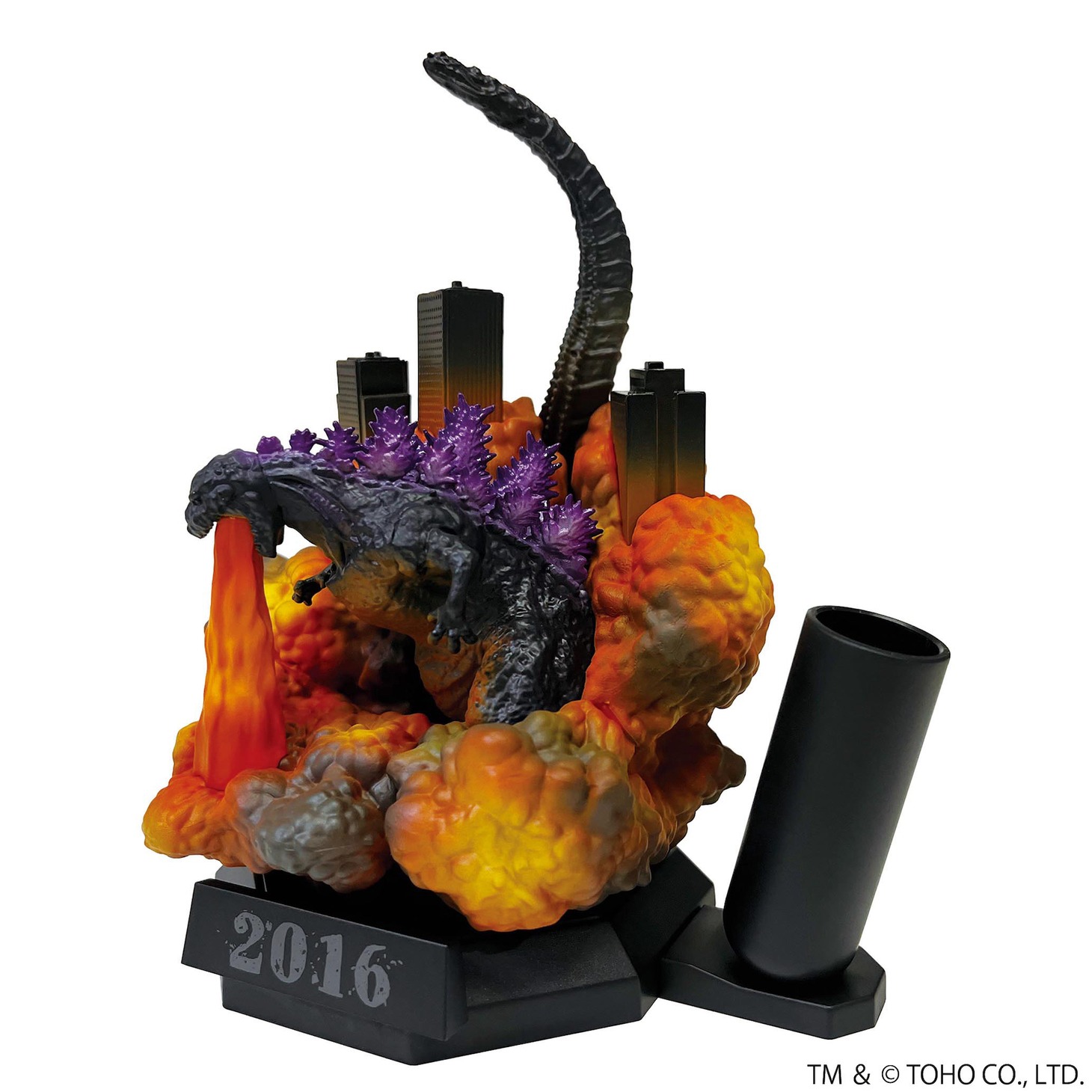 「DESKTOP MONSTER ゴジラ（2016） ペンスタンド」の画像。