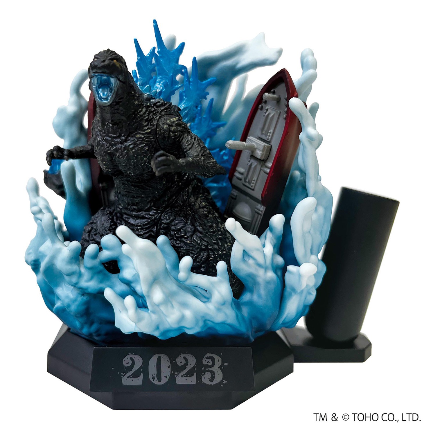 「DESKTOP MONSTER ゴジラ（2023） ペンスタンド」の画像。