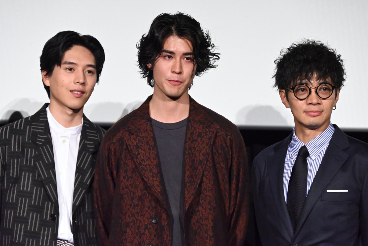 左から坂東龍汰、寛一郎、和田正人。