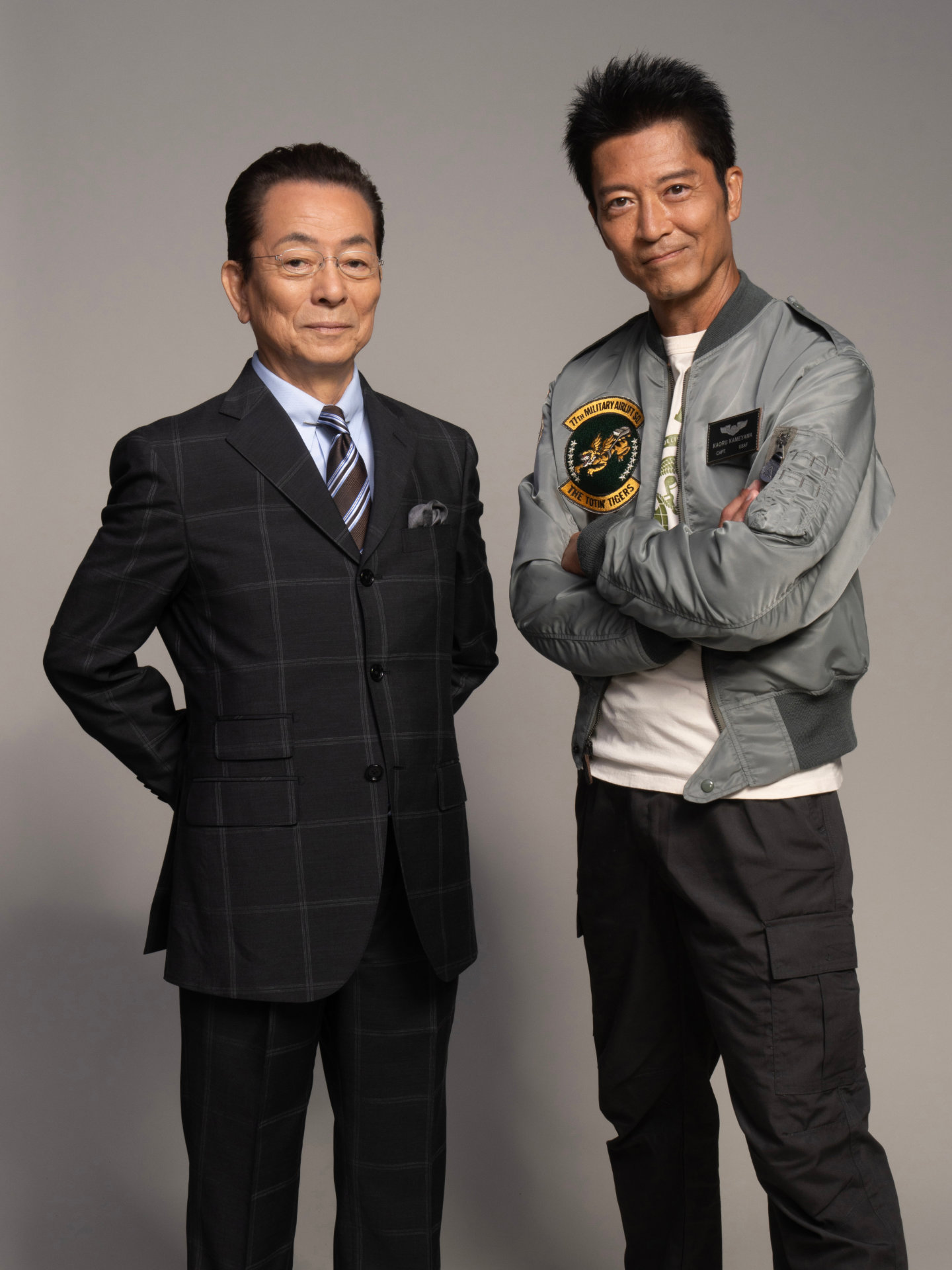 水谷豊（左）と寺脇康文（右）。