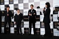 左から中川大志、矢本悠馬、玉木宏、山崎賢人。