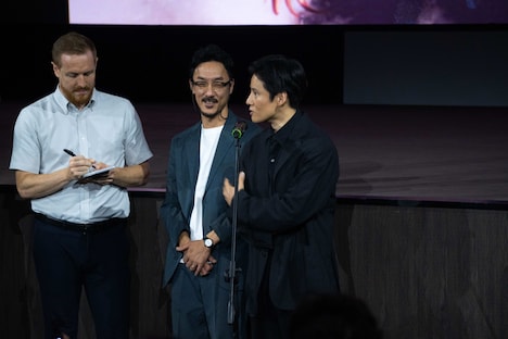 「SUPER HAPPY FOREVER」上映時の様子。