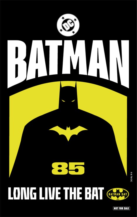 「バットマン」オリジナルステッカーのビジュアル。