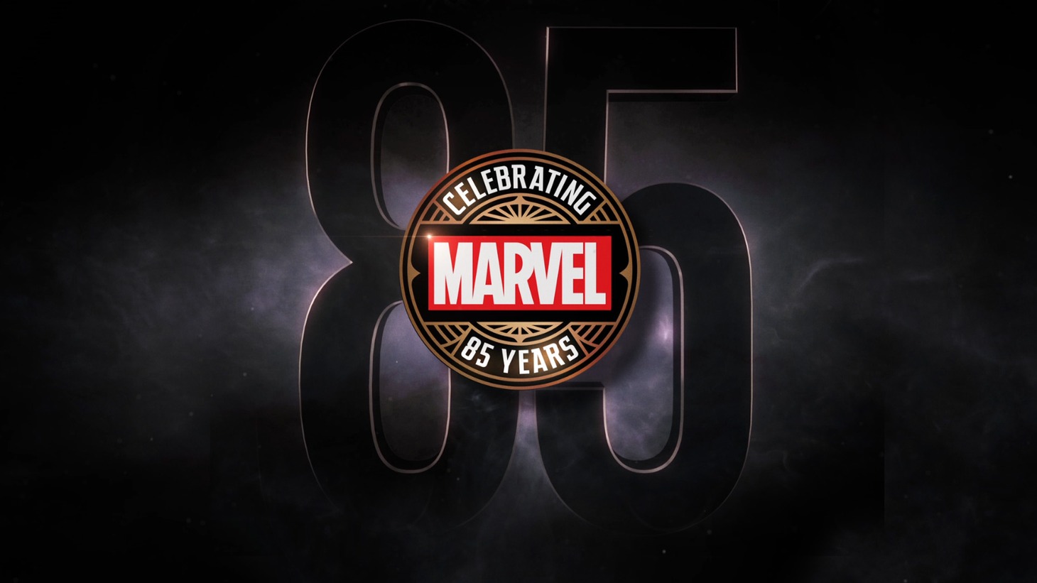 マーベルの85周年を記念したロゴ画像。