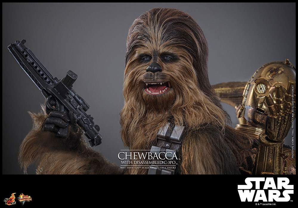 【ムービー・マスターピース】「スター・ウォーズ エピソード5／帝国の逆襲」1/6スケールフィギュア チューバッカ＆C-3PO（分解）