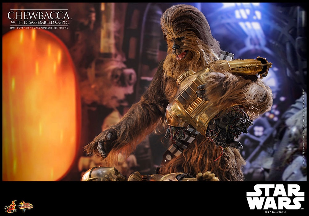 【ムービー・マスターピース】「スター・ウォーズ エピソード5／帝国の逆襲」1/6スケールフィギュア チューバッカ＆C-3PO（分解）