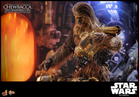 【ムービー・マスターピース】「スター・ウォーズ エピソード5／帝国の逆襲」1/6スケールフィギュア チューバッカ＆C-3PO（分解）
