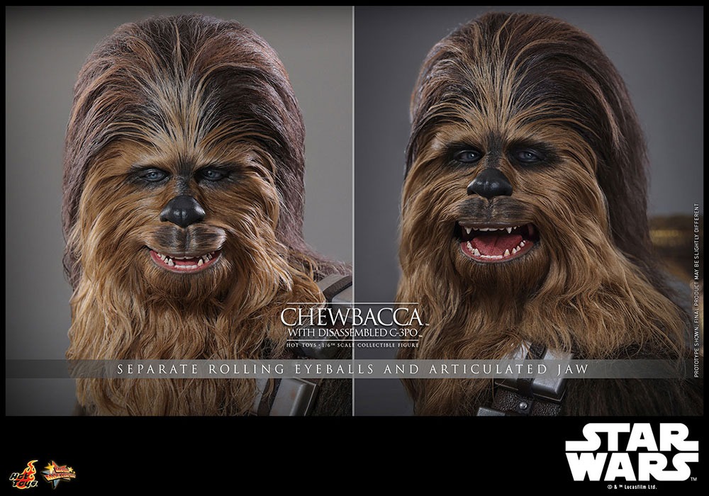 【ムービー・マスターピース】「スター・ウォーズ エピソード5／帝国の逆襲」1/6スケールフィギュア チューバッカ＆C-3PO（分解）