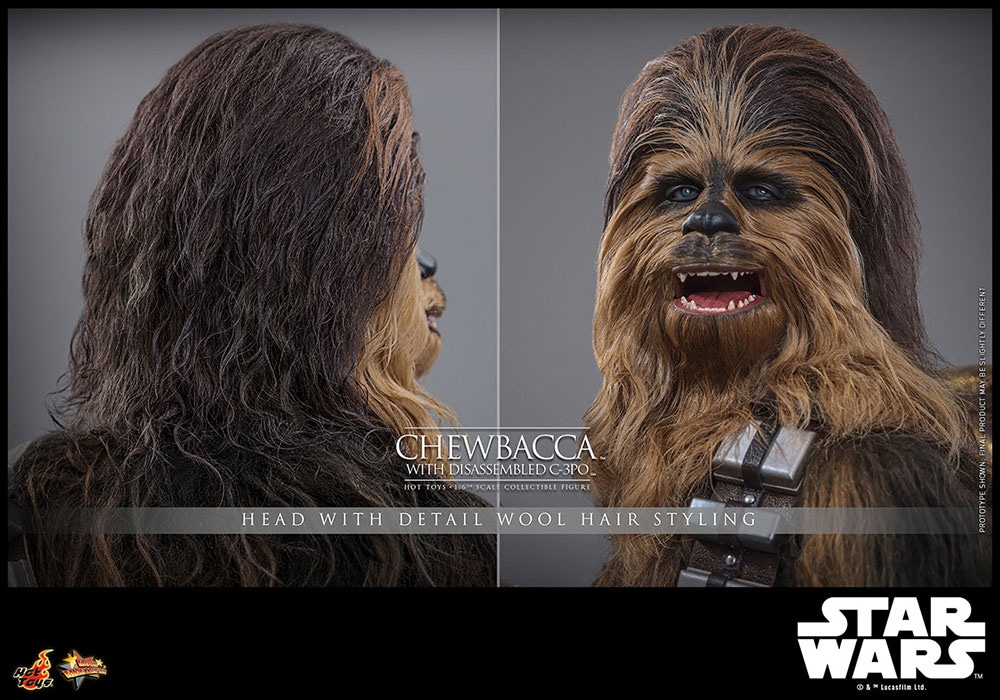 【ムービー・マスターピース】「スター・ウォーズ エピソード5／帝国の逆襲」1/6スケールフィギュア チューバッカ＆C-3PO（分解）