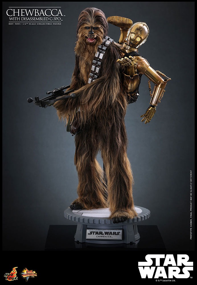 【ムービー・マスターピース】「スター・ウォーズ エピソード5／帝国の逆襲」1/6スケールフィギュア チューバッカ＆C-3PO（分解）