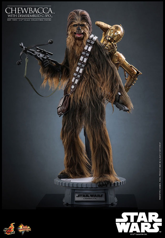 【ムービー・マスターピース】「スター・ウォーズ エピソード5／帝国の逆襲」1/6スケールフィギュア チューバッカ＆C-3PO（分解）
