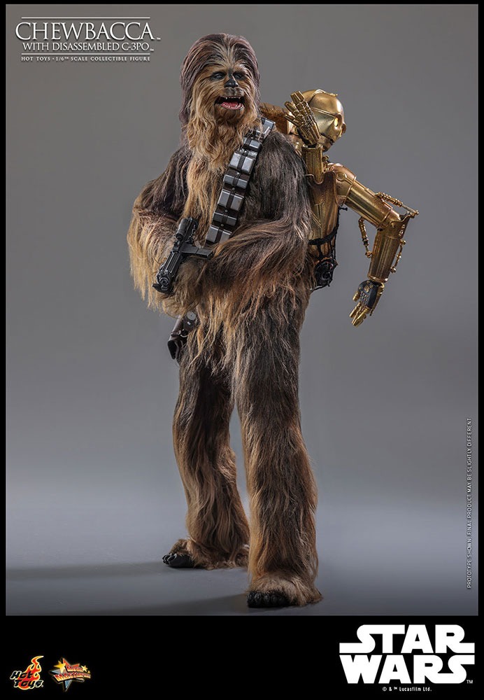 【ムービー・マスターピース】「スター・ウォーズ エピソード5／帝国の逆襲」1/6スケールフィギュア チューバッカ＆C-3PO（分解）