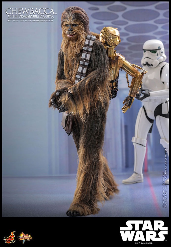 【ムービー・マスターピース】「スター・ウォーズ エピソード5／帝国の逆襲」1/6スケールフィギュア チューバッカ＆C-3PO（分解）