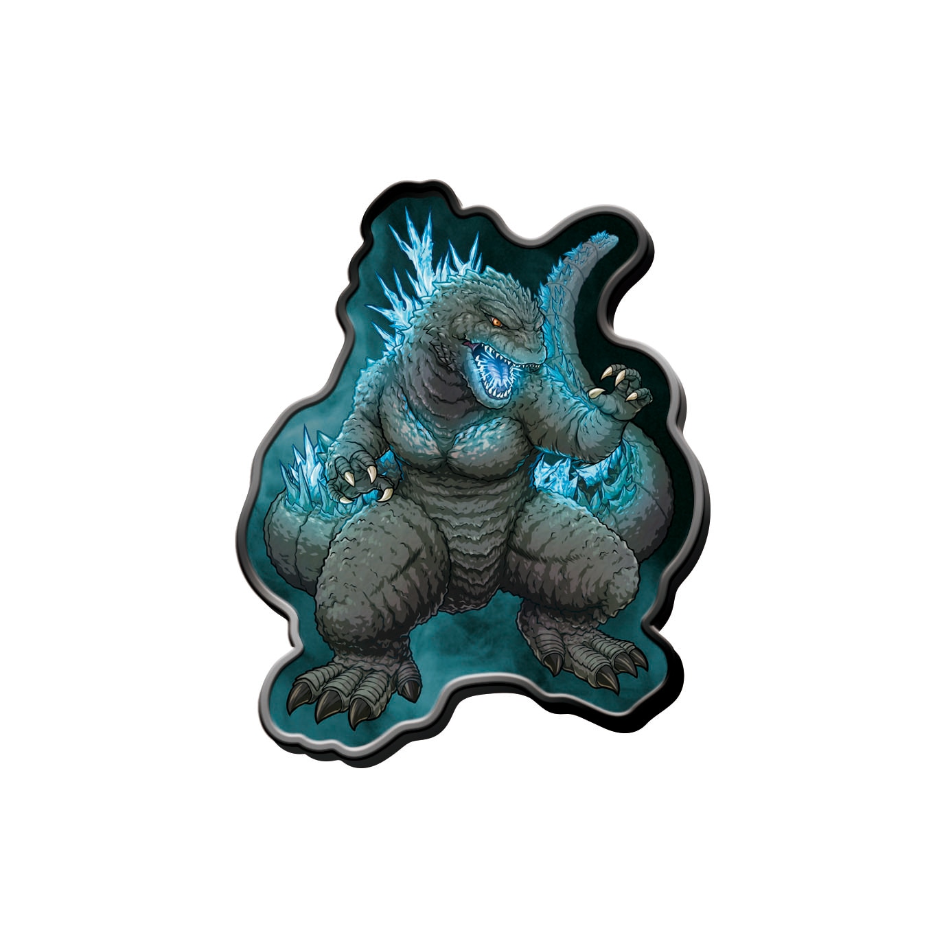 近日発売される「ゴジラ・ストア Umeda」限定グッズ第2弾のGSU ピンズ（税込1100円）。