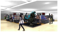 「ゴジラ・ストア Umeda」の店舗イメージ。
