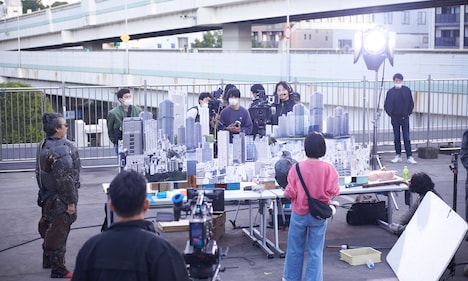 東京藝術大学大学院映像研究科における実習風景。