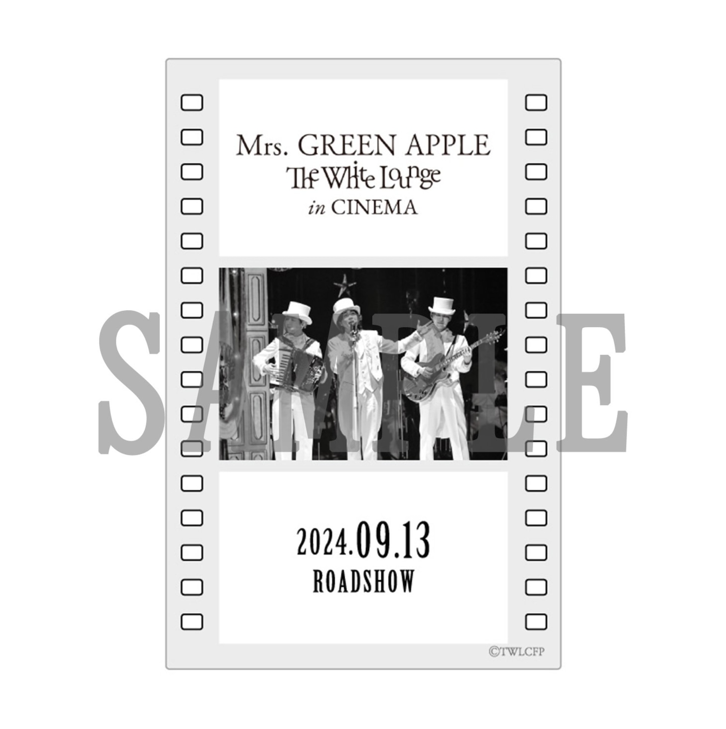 「Mrs. GREEN APPLE // The White Lounge in CINEMA」入場者特典第1弾スペシャルクリアカード