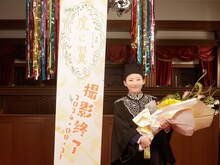 連続テレビ小説「虎に翼」の撮影を終えた伊藤沙莉。