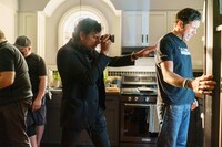 「トラップ」メイキング写真