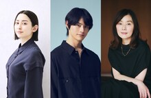 ドラマ「D&D ～医者と刑事の捜査線～」に出演する早見あかり（左）、前田拳太郎（中央）、大塚寧々（右）