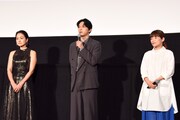 「ぼくが生きてる、ふたつの世界」完成披露上映会の様子
