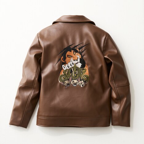 「ライオン・キング / スカー」ユニセックスライダースジャケット（税込2万1800円）