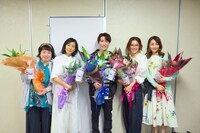 左から伊藤修子、木村多江、渡辺翔太、中村アン、矢田亜希子