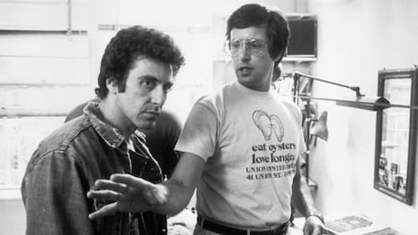 左からアル・パチーノ、ウィリアム・フリードキン