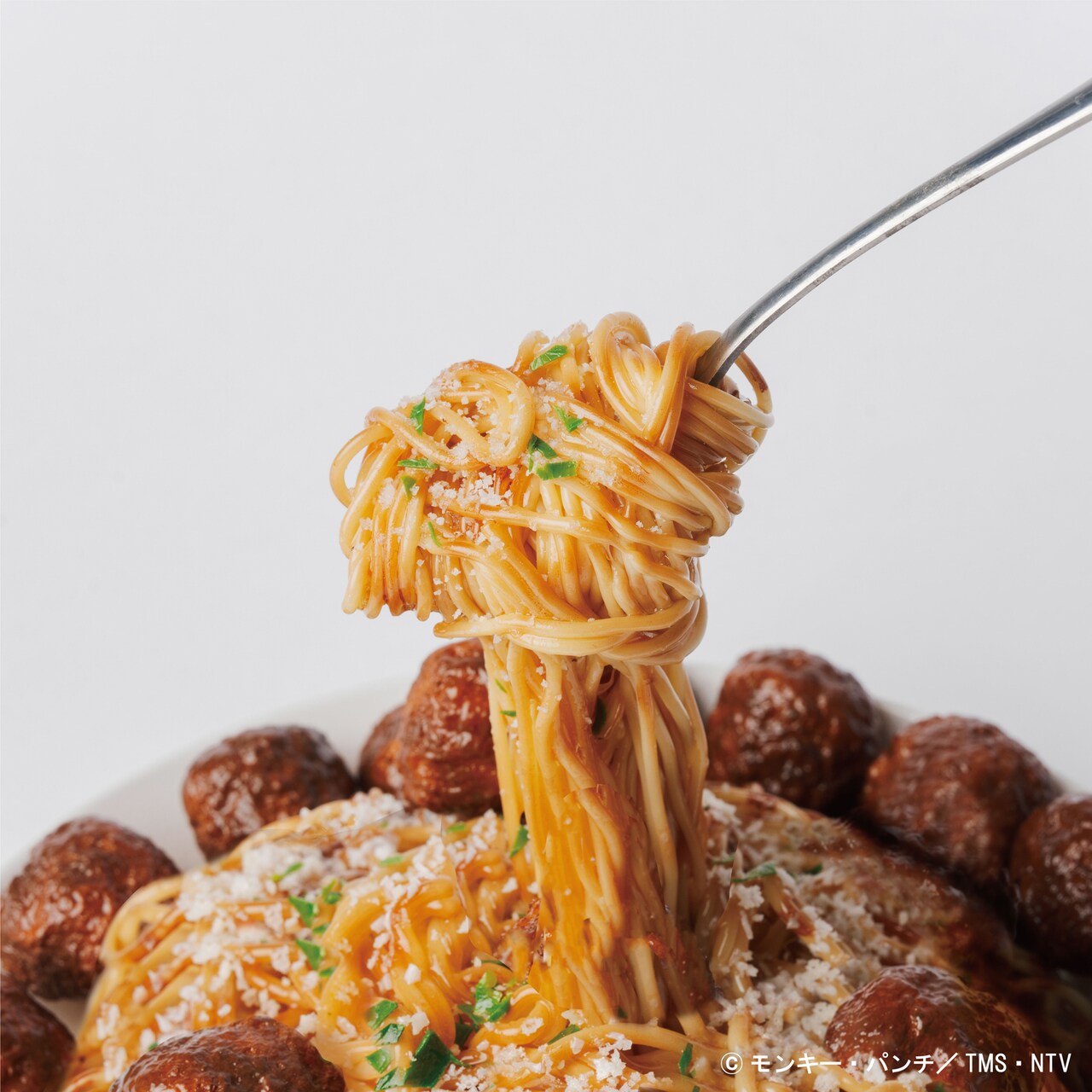 ミートボールスパゲッティ」を再現した食品サンプル [画像ギャラリー
