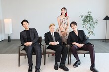 YouTube特別企画「LAST MILE -Premium Talk-」より、左からディーン・フジオカ、阿部サダヲ、満島ひかり、岡田将生