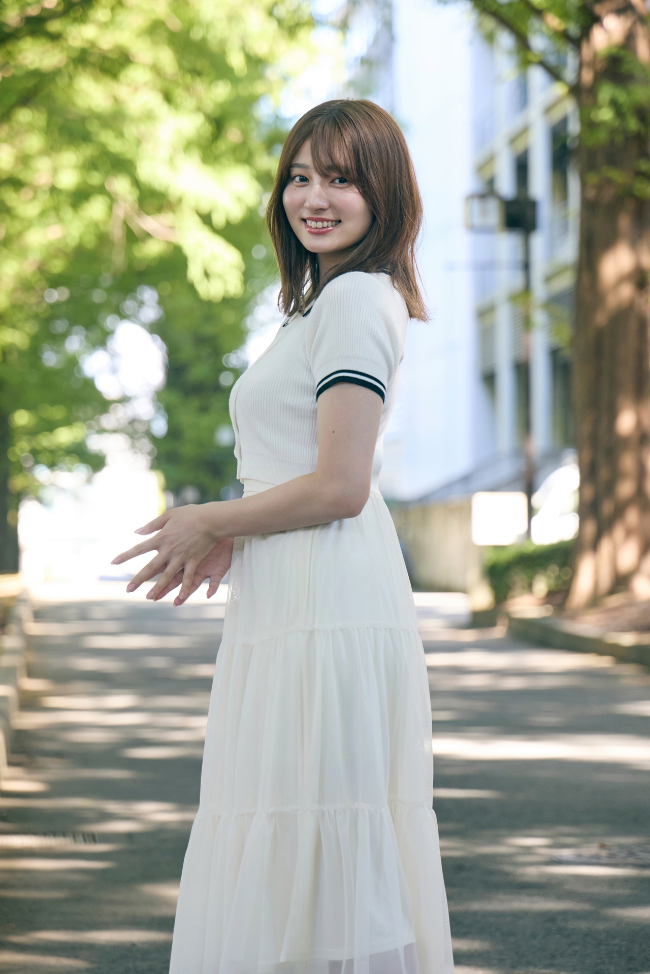 ドラマ「マイダイアリー」より、白石まひる役の吉川愛。