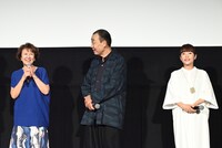映画「ぼくが生きてる、ふたつの世界」公開記念舞台挨拶の様子