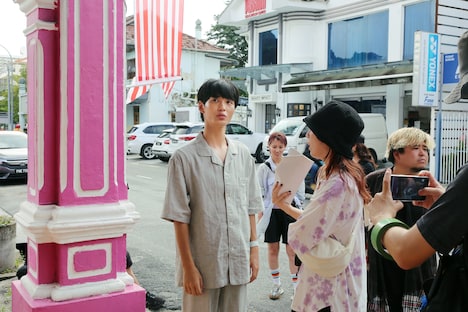 「天使の集まる島」メイキング写真