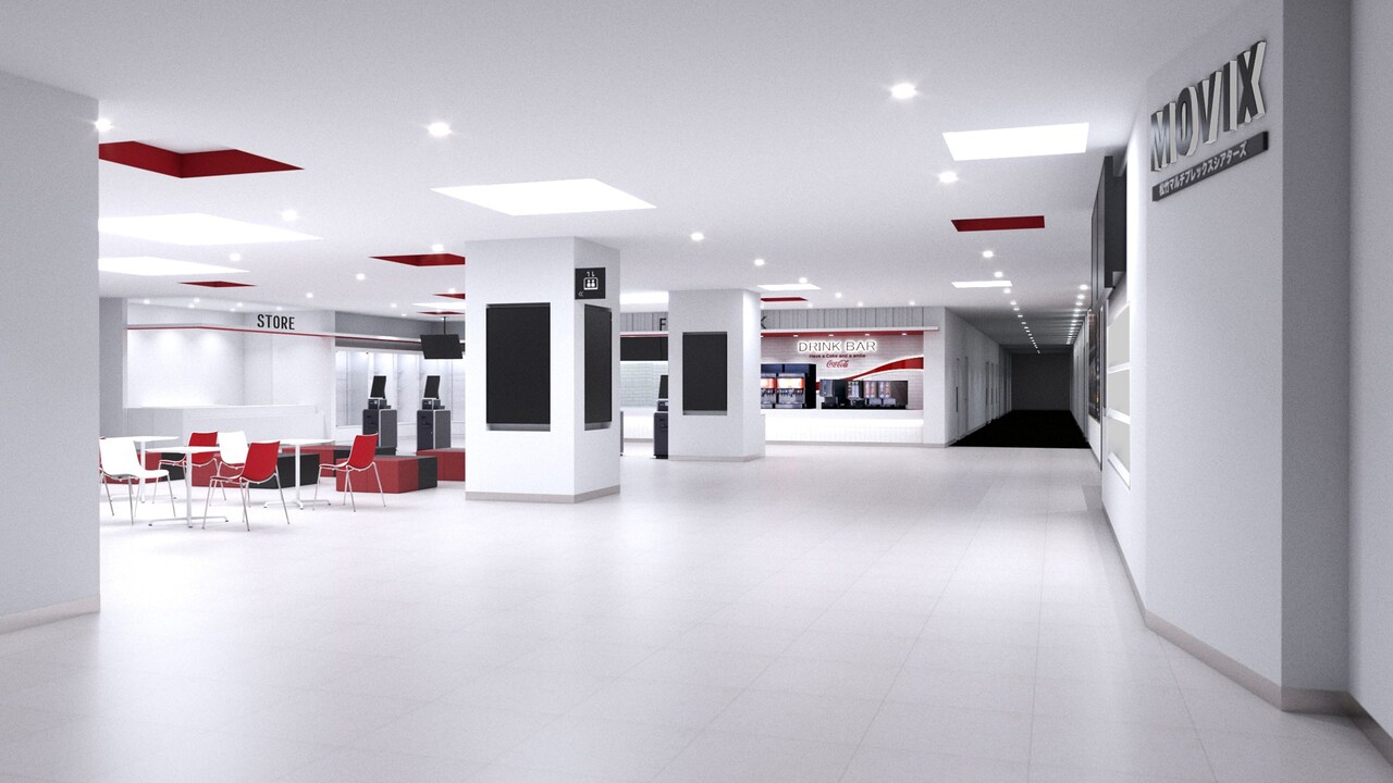 MOVIX広島駅が2025年春にオープン、県内の映画館では初めてドリンクバー導入