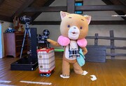 こまちゃんと映画のセット