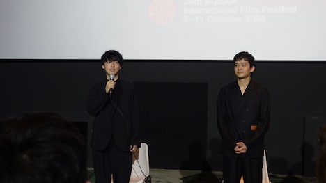 第29回釜山国際映画祭における「ぼくのお日さま」Q&A付き公式上映の様子