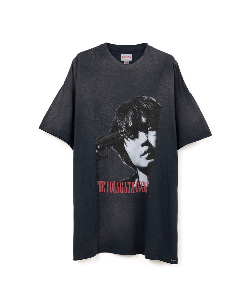 「若き見知らぬ者たち」×KAMIYAコラボレーションTシャツの前面