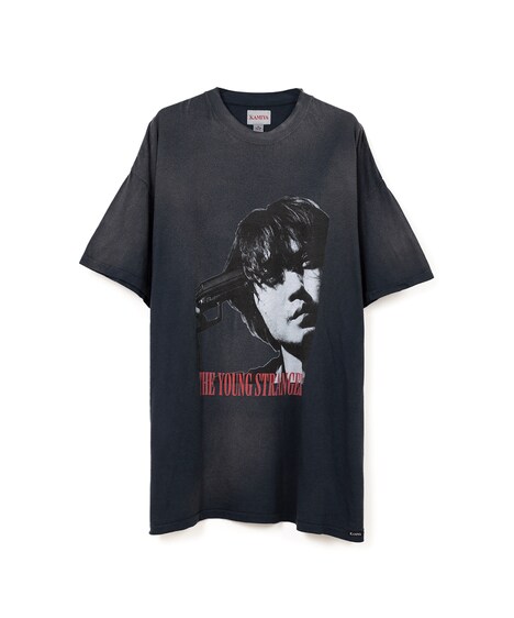 「若き見知らぬ者たち」×KAMIYAコラボレーションTシャツの前面