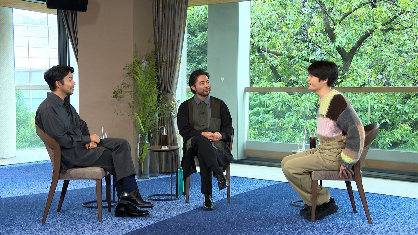 「ボクらの時代」の様子。左から仲野太賀、山田孝之、岡山天音