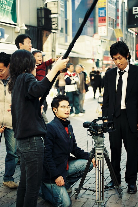 映画「未亡人」メイキング写真