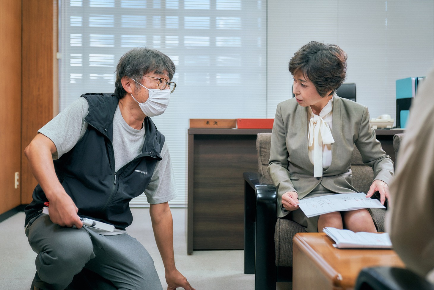 「新居浜ひかり物語 青いライオン」メイキング写真