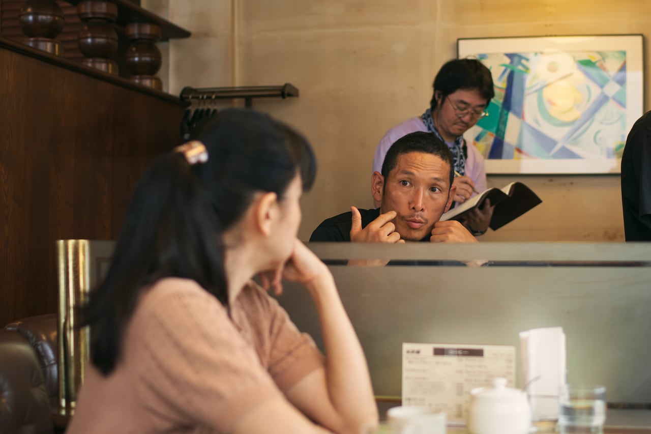 「ぼくが生きてる、ふたつの世界」のメイキング写真より、早瀬憲太郎