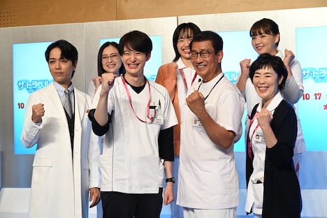 ドラマ「ザ・トラベルナース」制作発表記者会見の様子