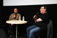 左から濱口竜介、筒井武文