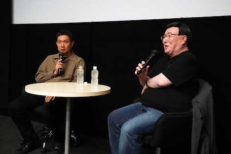 左から濱口竜介、筒井武文