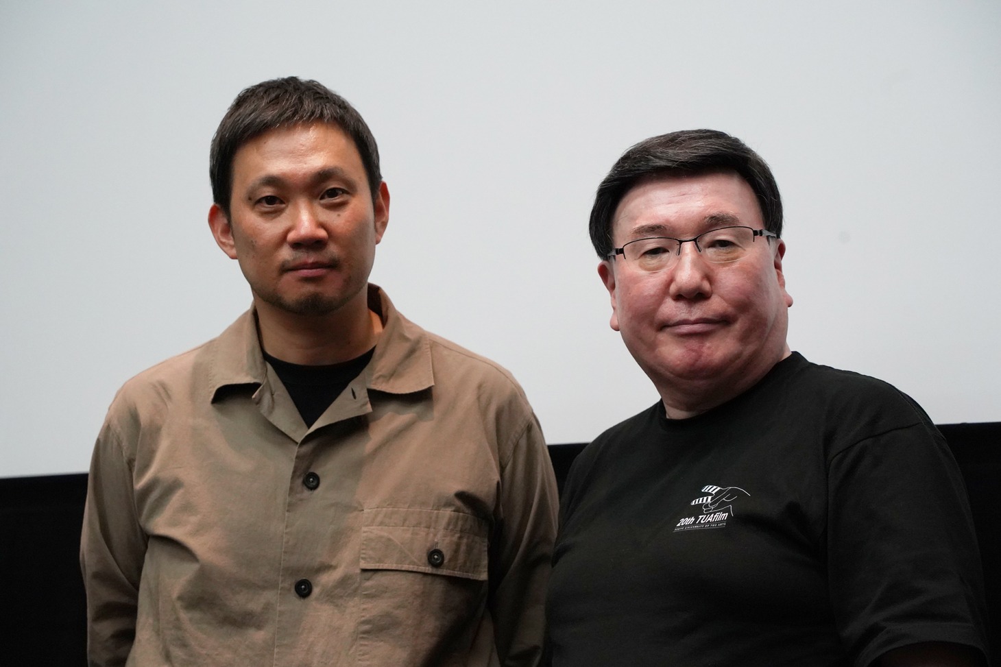 左から濱口竜介、筒井武文