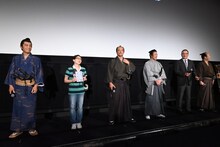 左から田村ツトム、沙倉ゆうの、山口馬木也、冨家ノリマサ、井上肇、高寺裕司