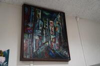 画家のガタロさんによる横川シネマの絵